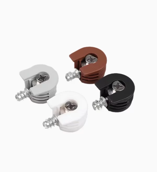 AC.5100 2-in-1 plastic shelf connector 2
