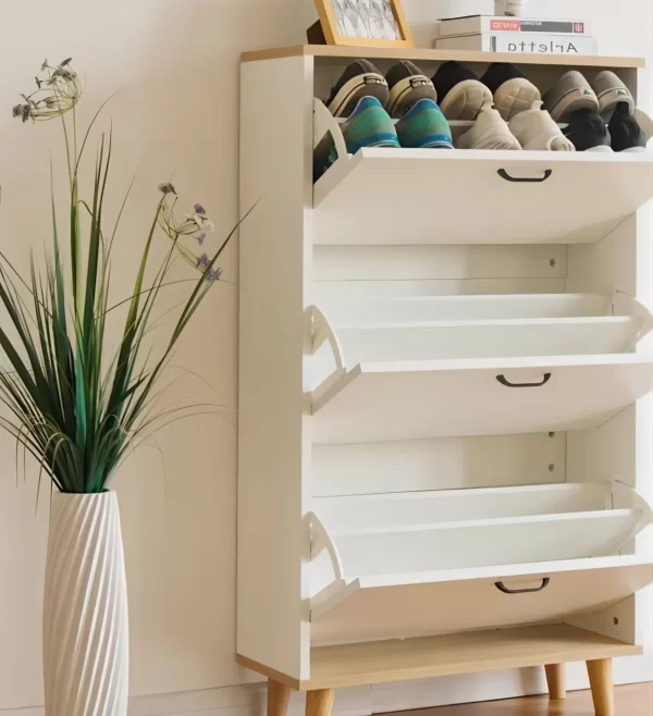 AW.5002 plastic 2 layer shoes rack 1240