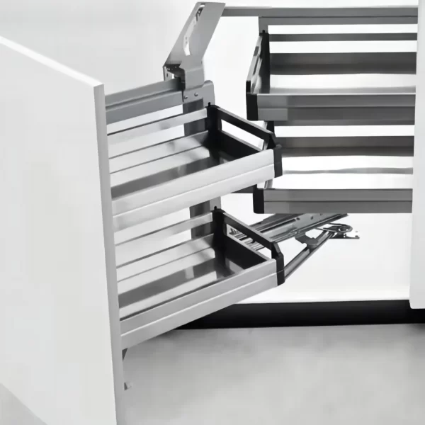 AK.3204 amorhome kitchen pull-out corner storage basket